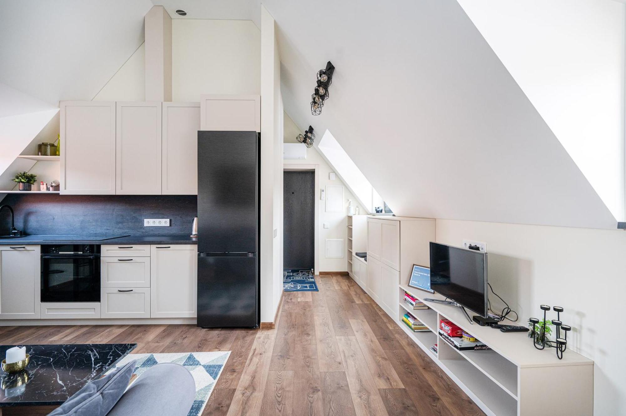 Cozy Central Attic Self Check In Вильнюс Экстерьер фото